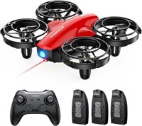 TOMZON A24 Mini Drone for Kids  Red