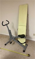 Billing er Trim Rider Exercise Bike, Crunch Board