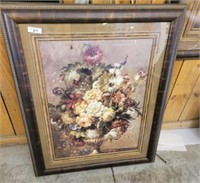 FLORAL DECADENCE FRAMED AND MATTED