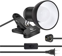 Sun-Rising Clip-on Lamp, 360° Rotating Clamp-on