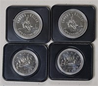 8 x Canadian Dollars 1975