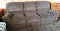 Brown Double Reclining Sofa