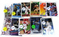 Twelve (12) Baseball Rookie Cards