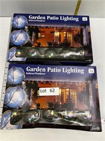 Two Sets of Garden Patio Lights