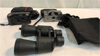 Like New Binoculars & 2 Cameras Q10A