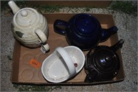 teapots and  planter