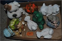 flat of figurines