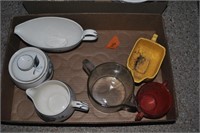 flat of dishes