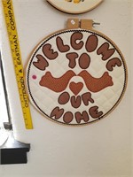 Welcome to Our Home Wall Art Decor Quilting