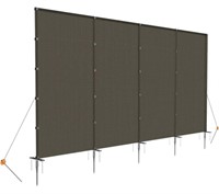 Outdoor Fence Fencing Kit with Poles