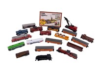 Vintage HO Scale Train Locomotives and Cars
