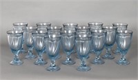 Noritake Sweet Swirl Light Blue Glasses