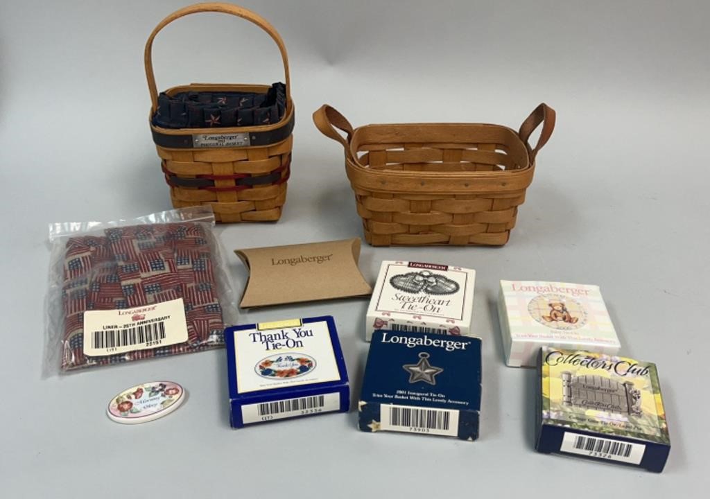 Longaberger Baskets, Iron & Pottery