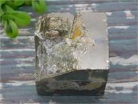 ILLUSTRIOUS SPANISH PYRITE CUBE ROCK STONE LAPIDAR