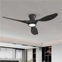 TALOYA 52 Inch Ceiling Fan with Led Light Remote C