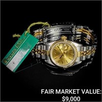Rolex Datejust Champagne Dial SS & 18K Gold