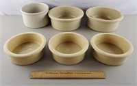 Roseville Ohio Pottery Feed Water Bowls