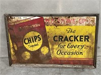 Cracker Chips Screen Print Sign 1490 x 900