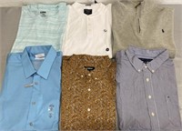 6 Men’s Shirts Size XXL