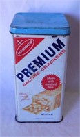 1969 Nabisco metal Premium Saltine Crackers tin