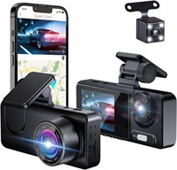 Dash Cam Front and Rear  64G SD Card  1080P 3 Dash