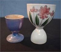 Painted Porcelain Egg Cups