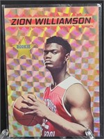 Zion Williamson Rookie Novelty high school card.