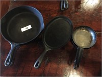 Cast Iron & Small Steel Bundle 7 Total