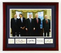 Autographed President of the United States Display