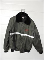 Coca-Cola Fleece Collar Winter Jacket, Size L