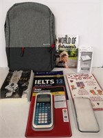 New computer backpack, scientific calculator +