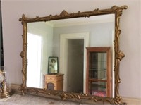 Wall Mirror with Gold Gilt Frame
