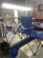 3 nice folding camping chairs