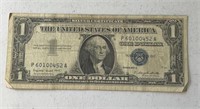 1957A $1 Blue Seal Silver Certificate