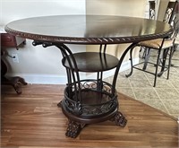 Round High Top Dining Table and Chairs