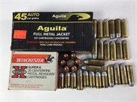 Group of Various Maker 45 Auto Rounds