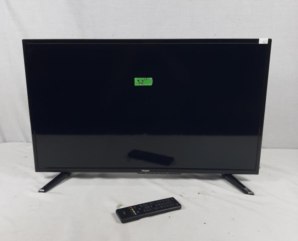 Haier 32 inch TV and remote control