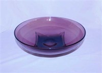 Hazel Atlas Moroccan amethyst glass salad serving