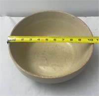 Western Stoneware Mixing Bowl, has crack