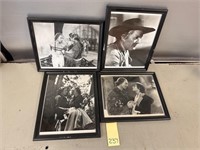 4 Old Western Movies Portraits
