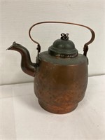 Copper kettle.