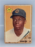 1962 Topps -#387 Lou Brock "Rookie card"