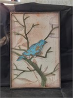 Metal Bird Wall Art Decor