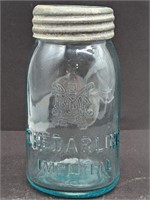 The Darling Imperial Pint Teal Canning Jar