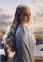 Game of Thrones Emilia Clarke Autograph Photo
