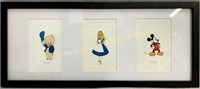 Framed Disney characters, Personnages Disney