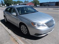 2012 Silver Chrysler 200  Four- door 2.4