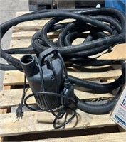 Sump Pump and Hose