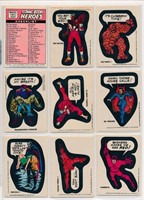 COMPLETE SET 1974 TOPPS MARVEL STICKERS w CL