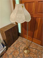 Brass floor lamp